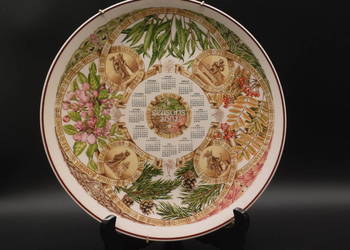 Dekoracyjny talerz kalendarzowy Wedgwood Seasons Trees z 2002 roku