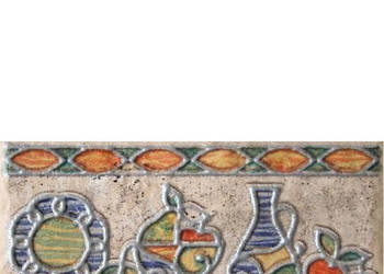 Dekor kremowy 7,6 x 16 Azulindus Marti, Hiszpania, płytki, kafelki