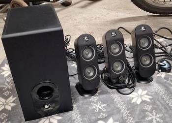 Głośniki komputerowe Logitech X-530 – Subwoofer + 3 satelity