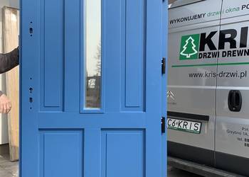 Drzwi zewnętrzne drewniane ANGIELSKIE NA KAZDY WYMIAR