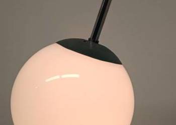 lampa podłogowa w stylu art deco modernizm vintage Czechosłowacja lata 60te