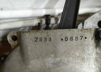 BSA b33 500, dół silnika, koła rozrządu, Goldstar