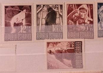 Austria 1947 Obóz koncentracyjny (wojenny)  PEŁNA SERIA charytatywne