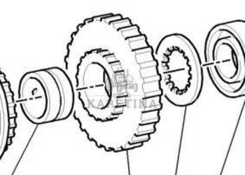New Holland T7 T6050 TM165 TM155 TM150 TM140 TM145 TM180 Koło Zębate 51647…