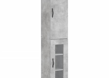 Wysoka szafka szarość betonu 345x34x180 cm WM-3199077