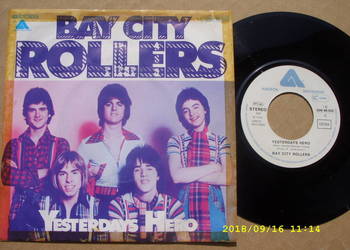 BAY CITY ROLLERS--YESTERDAYS,  ARISTA REC. ; singiel winyl .