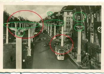 Berlin Unter den Linden im Festschmuck lata 30-te? 40-te?