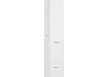 Szafka łazienkowa biała 25x265x170cm materiał drewnopochodny WM-808431