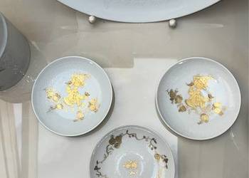 Konfiturówka Rosenthal. Seria Romanze.  Proj. Björn Wiinblad.   Biała porce