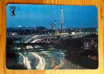 BERLIN - WIDOK W NOCY NA WIEŻĘ RADIOWĄ