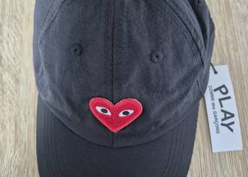 Nowa czapka PLAY Comme des Garçons  – czarna