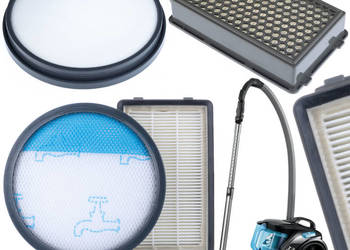 Filtry do Odkurzacza Tefal RO371 | 4 Sztuki HEPA i Piankowe