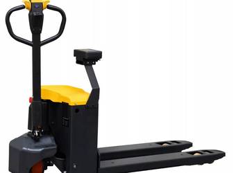 ELEKTRYCZNY PALECIAK WÓZEK PALETOWY MASZTOWY Z WAGĄ ELEKTRONICZNĄ 2000KG