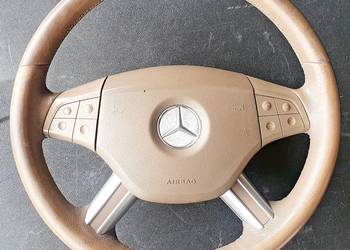 MERCEDES W164 W251 KIEROWNICA JASNY BRĄZ