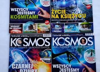KOSMOS – Świat Wiedzy miesięczniki, 14 różnych numerów i gratisy