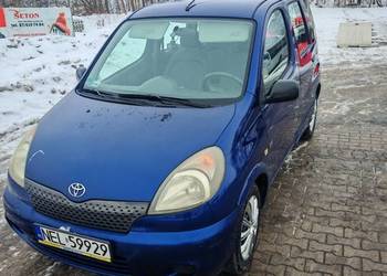 Toyota Yaris Verso 1.3 Benzyna 1999 r Idealne dla Wędkarza, grzybiarza,