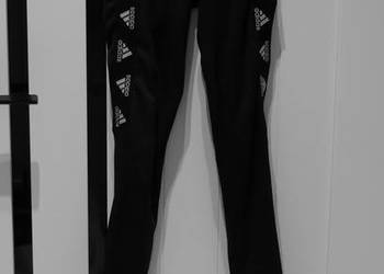 Adidas Aeroready fajne legginsy lampasy 32 XXS