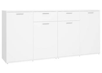 vidaXL Szafka, biała, 160x36x75 cm(SKU:3074927)