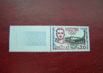 Francja 1960 MNH Mi. 1317 z przyw Sport Olimpiada  Rzym 60