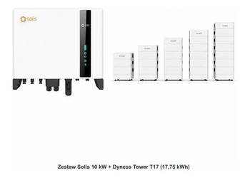 Zestaw Solis 10 kW + Dyness Tower T17 17,75 kWh