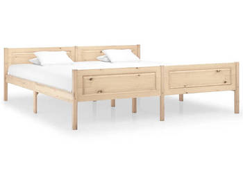 Rama łóżka z litego drewna sosnowego 180 x 200 cm WM-322101