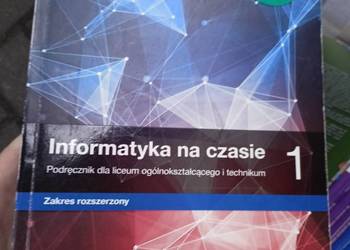 Informatyka na czasie 1 rozszerzenie książki wyprzedaż księgozbioru Gdańsk
