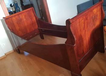 Łóżko biedermeier Wilno mazowsze ok 1800 rok