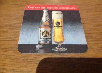 Stara Podkładka pod Piwo DER LÓWENBRÁU Dwustronna