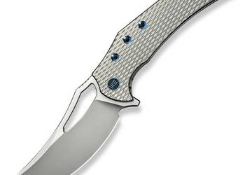 Nóż składany WE Knife Epaulette Titanium, Polished Bead Blasted M390 by Ga…