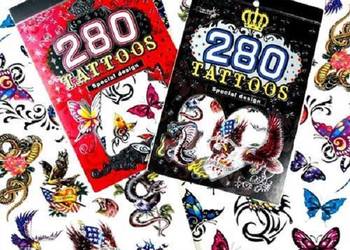 Zestaw Tatuaży Tatuaże Tymczasowe Zmywalne Tattoos 280