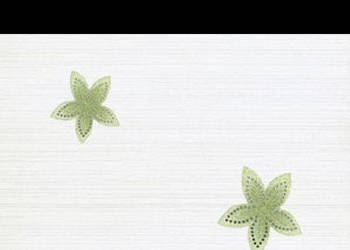 Dekor Stokrotka verde 25 x 33,3; Kwadro, Paradyż, płytki, kafelki, flizy