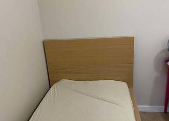 Łóżko IKEA MALM lakierowane drewno