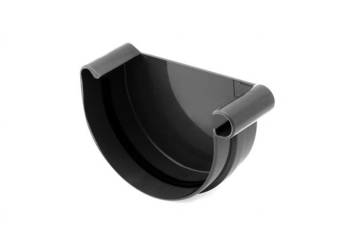 Bryza PVC Denko prawe 125 mm czarny