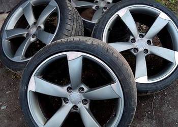 Alufelgi 19 5x112 Rotor Oryginał Audi A4 A5 A6 A7 A8 8.5j et43 opony 255/35