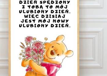 Plakat Kubuś Puchatek 7 motywów