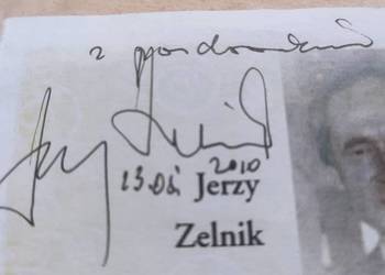 Autograf Jerzego Zelnika 2010, aktora