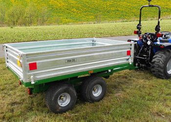 Przyczepka Kellfri 2,5 t wywrotka rolnicza ocynkowana