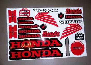 Zestaw naklejek na motocykl z logo Honda