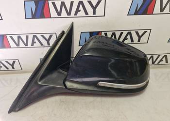  BMW F30 F31 LUSTERKO LEWE LEWY PRZÓD 6PIN 475 BLACK SAPPHIRE UK