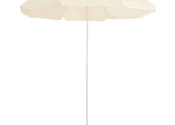 vidaXL Parasol ogrodowy na stalowym słupku, piaskowy(SKU:315540)