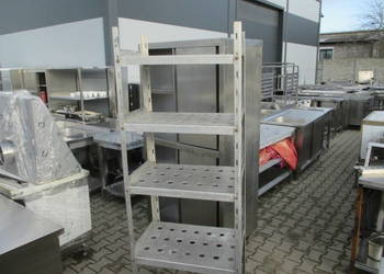 Solidny Regał Gastronomiczny Ociekowy 4 Półki 75/55/200