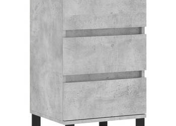 Komoda szarość betonu 40x35x70 cm materiał drewnopochodny WM-831104