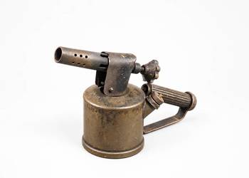 Zabytkowa Lutlampa Benzynowa – Klimatyczny Palnik Vintage, Loft, Steampunk