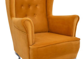 Fotel Royal Musztardowy