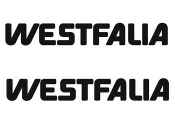 Westfalia naklejki 2SZT. (VW T1 T2 T3 T4 Volkswagen)