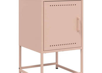 Szafki nocne 2 szt. różowe 36x39x605 cm stal WM-846449