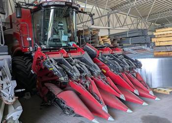 Zestaw: Kombajn Case IH Axial-Flow 6150 • Heder zbożowy • Przystawka kukur.
