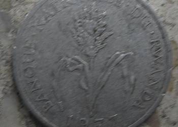 RWANDA-1 FRANC-1977 r