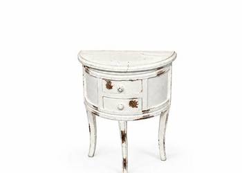 Stylowa komoda półokrągła Demilune – Shabby Chic Vintage Prowansja