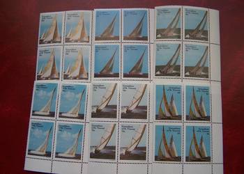 Grenadyny i St Vincent 1988 4x MNH Sport Jachty wyścigi